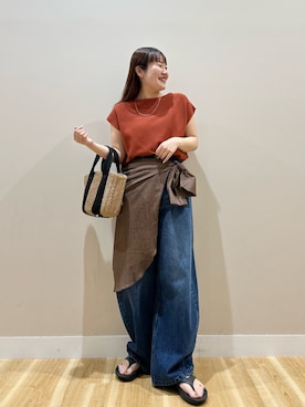 みよしさん（レディース・159cm）の夏コーディネート