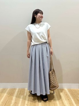 みよしさん（レディース・159cm）の夏コーディネート