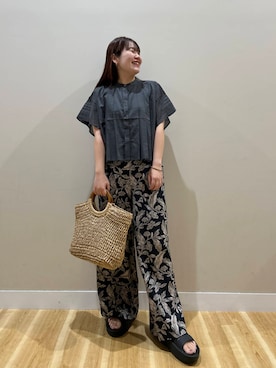 みよしさん（レディース・159cm）の夏コーディネート