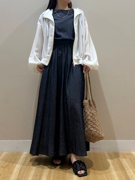 みよしさん（レディース・159cm）の夏コーディネート