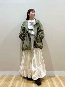 みよしさん（レディース・159cm）の冬コーディネート