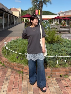 みよしさん(レディース・159cm)の夏コーディネート