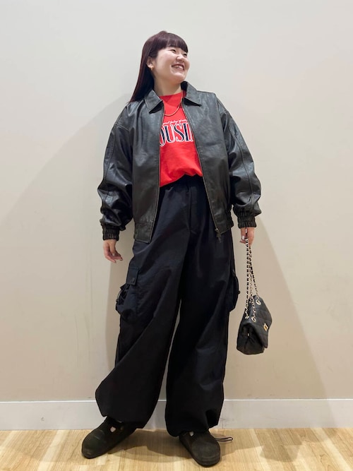 ITEMS URBANRESEARCH ブルゾン アウター ヴィンテージレザー