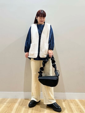 みよしさん（レディース・159cm）の秋コーディネート