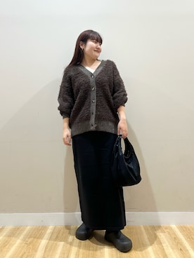 「アイテム（その他シューズ）」を使った、みよしさん（レディース・159cm）の秋コーディネート