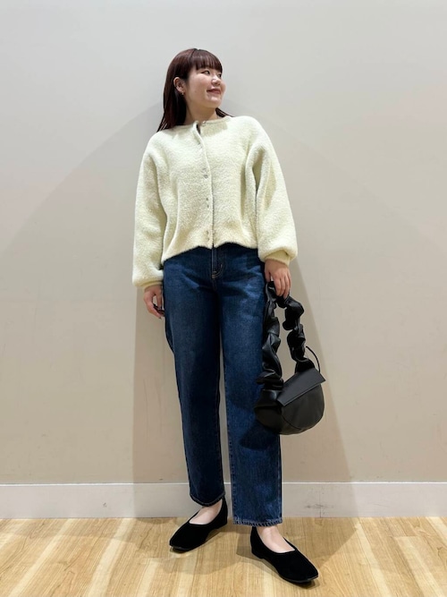 セール】ダブルフェイスニットカーデ（カーディガン/ボレロ）｜ITEMS