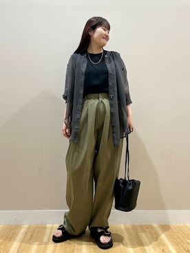 みよしさん(レディース・159cm)の夏コーディネート