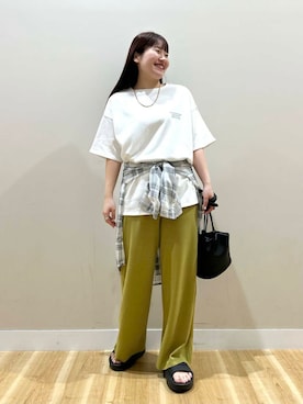 みよしさん（レディース・159cm）の夏コーディネート