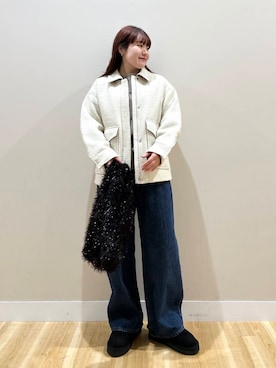 みよしさん（レディース・159cm）の冬コーディネート