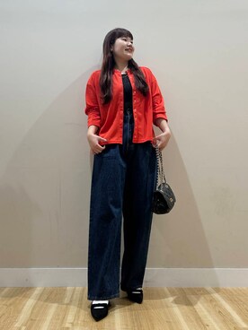 みよしさん（レディース・159cm）の秋コーディネート