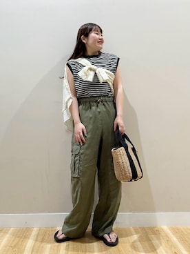 みよしさん（レディース・159cm）の夏コーディネート