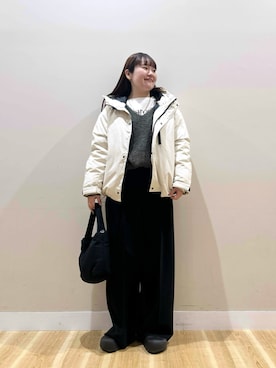 「アイテム（その他シューズ）」を使った、みよしさん（レディース・159cm）の秋コーディネート