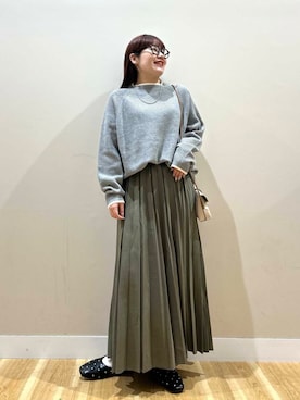 みよしさん(レディース・159cm)の冬コーディネート