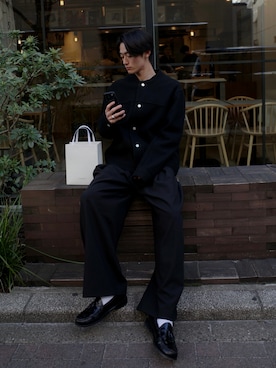 「COS（コス）のアイテム」を使った、pooh._.313さん（メンズ・186cm）の春コーディネート