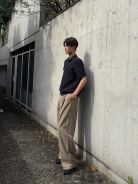 「アイテム（チノパンツ）」を使った、ku03133さん（メンズ・186cm・20代）の夏コーディネート