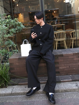 「Firsthand（ファーストハンド）のアイテム」を使った、pooh._.313さん（メンズ・186cm）の春コーディネート