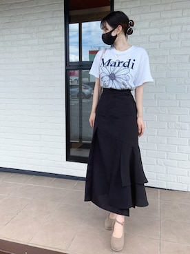 ria｜Mardi MercrediのTシャツ/カットソーを使った