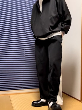 「ASTRONOMY（アストロノミー）のアイテム（スウェット）」を使った、makiha さん（メンズ・180cm）の春コーディネート