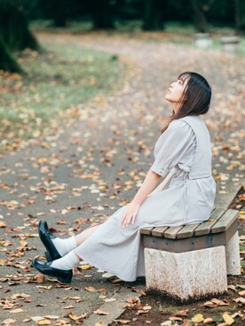 Bleu Bleuet ブルーブルーエ のワンピースを使った人気ファッションコーディネート Wear