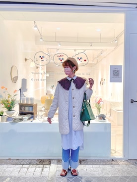 「日常」｜「アイテム（ワンピース/ドレス）」を使った、peiさんさん（レディース・164cm）の秋コーディネート
