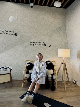 「BEAMS（ビームス）のアイテム（ハンチング/ベレー帽）」を使った、peiさんさん（レディース・164cm）の秋コーディネート