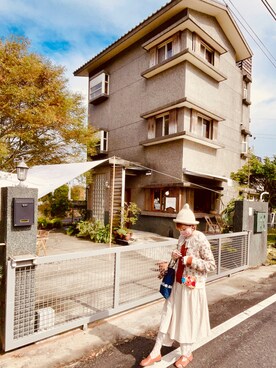 「oversize」｜「アイテム（ワンピース/ドレス）」を使った、peiさんさん（レディース・164cm）の冬コーディネート