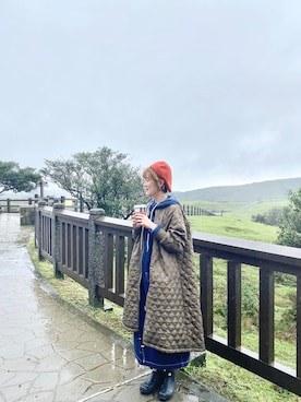 「BEAMS（ビームス）のアイテム（ワンピース）」を使った、peiさんさん（レディース・164cm）の夏コーディネート