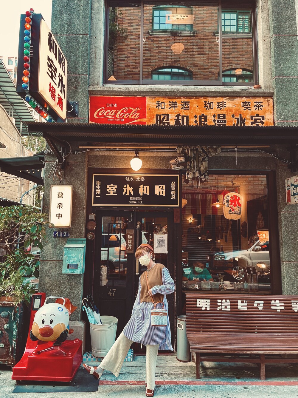 「ootd、秋トレンド2021、復古、女人味、古着MIX、fashion、秋のコーデ」｜「chocol raffine robeのアイテム（ワンピース、ブラウン系）」を使った、peiさんさん（レディース・164cm）の秋コーディネートの1枚目の写真