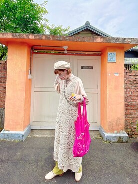 「oversize」｜「アイテム（その他トップス）」を使った、peiさんさん（レディース・164cm）の春コーディネート