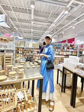 「oversize」｜「アイテム（ワンピース/ドレス）」を使った、peiさんさん（レディース・164cm）の夏コーディネート