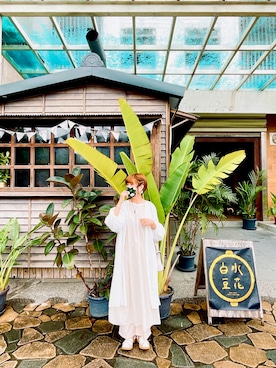 「日系极简」｜「アイテム（ワンピース/ドレス）」を使った、peiさんさん（レディース・164cm）の夏コーディネート