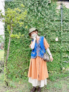 「SM2（エスエムツー）のアイテム（スリッポン）」を使った、peiさんさん（レディース・164cm）の春コーディネート