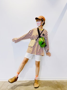 「日常」｜「アイテム（スリッポン）」を使った、peiさんさん（レディース・164cm）の秋コーディネート