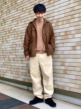 「USAコットン」｜coenむらたさん（メンズ・173cm）の秋コーディネート