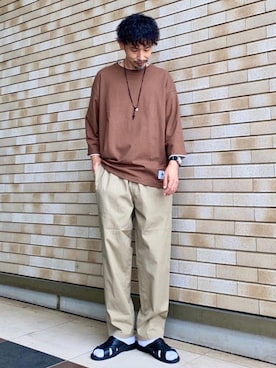 「涼しくて軽い「涼・軽パンツ」」｜coenむらたさん（メンズ・173cm）の夏コーディネート