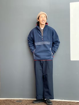 「アノラック」｜山崎まさひささん（メンズ・175cm・20代）の秋コーディネート