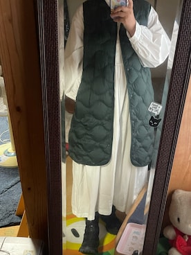 「デブでもオシャレしたい」｜「アイテム（ワンピース/ドレス）」を使った、プロフお願いします【郁】さん（レディース・161cm）の秋コーディネート