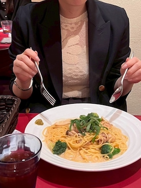 「アイテム（腕時計）」を使った、きみさん（レディース・165cm）の秋コーディネート