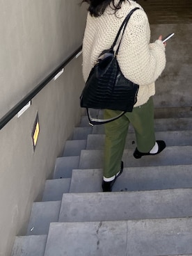 「FUDGE（ファッジ）のアイテム」を使った、きみさん（レディース・165cm）の冬コーディネート