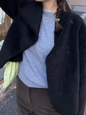 「ISSEY MIYAKE（イッセイミヤケ）のアイテム」を使った、きみさん（レディース・165cm）の秋コーディネート