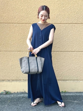 「ITEMS_URBANRESEARCH」｜CHISAさん（レディース・158cm）の夏コーディネート