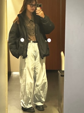 「THE NORTH FACE PURPLE LABEL（ザ ノースフェイス パープルレーベル）のアイテム」を使った、shizukaさん（レディース・162cm）の秋コーディネート