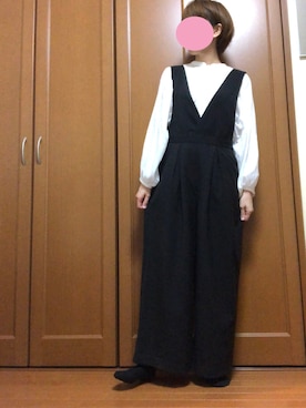 「LBC（エルビーシー）のアイテム（オールインワン・サロペット）」を使った、すずめさん（レディース・160cm）の夏コーディネート