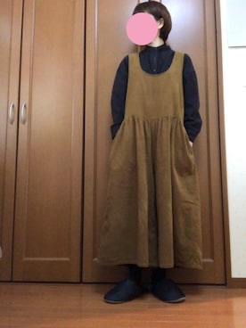 「AUBE（オーブ）のアイテム」を使った、すずめさん（レディース・160cm）の冬コーディネート