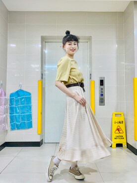 「yellow」｜🌺🌸 Sara 🌸🌺さん（レディース・166cm）の秋コーディネート