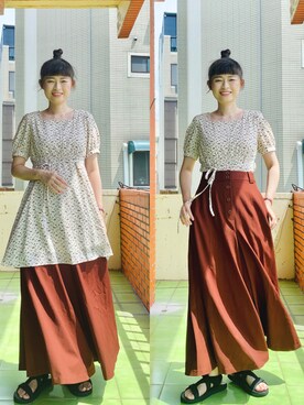 「red」｜「アイテム（ワンピース/ドレス）」を使った、🌺🌸 Sara 🌸🌺さん（レディース・166cm）の夏コーディネート