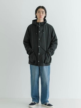 「アイテム（ミリタリージャケット）」を使った、智哉さん（メンズ・177cm）の秋コーディネート