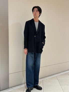 「URBAN RESEARCH（アーバンリサーチ）のアイテム（ジャケット/アウター）」を使った、智哉さん（メンズ・177cm）の春コーディネート