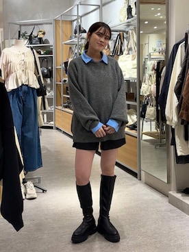 「mysty woman（ミスティウーマン）のアイテム」を使った、kuboさん（レディース・161cm）の秋コーディネート