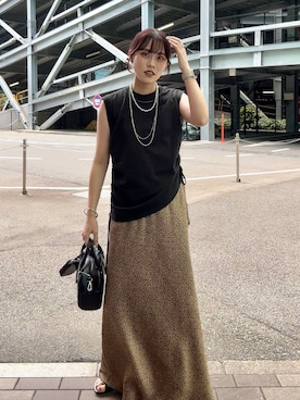 「アイテム（リング）」を使った、kuboさん（レディース・161cm・20代）の夏コーディネート